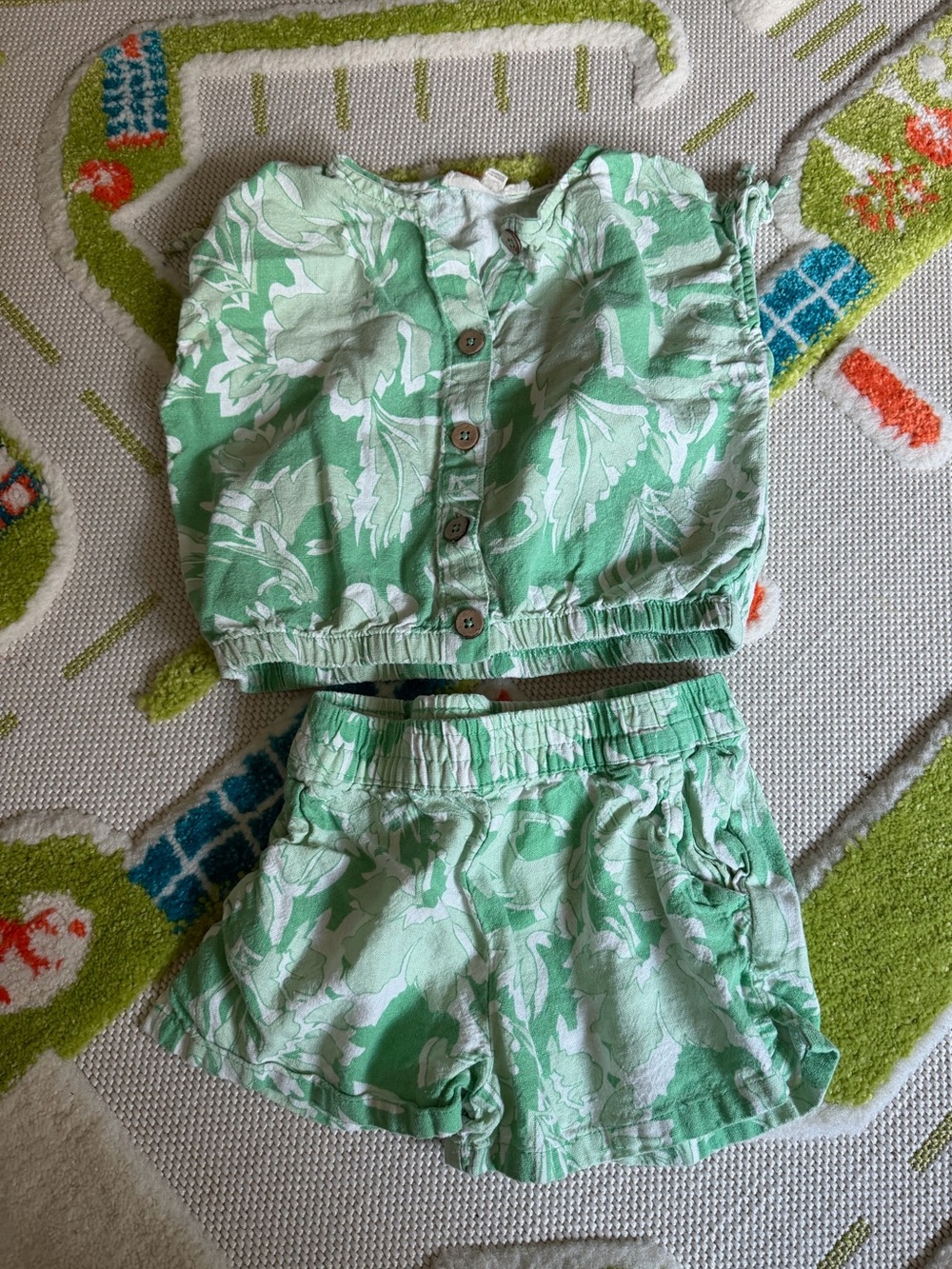 Jessica Simpson Linen Two Piece Set